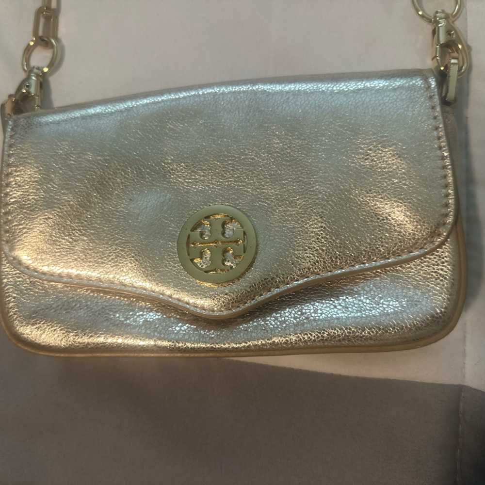 Tory Burch Gold Metallic Women's Bag